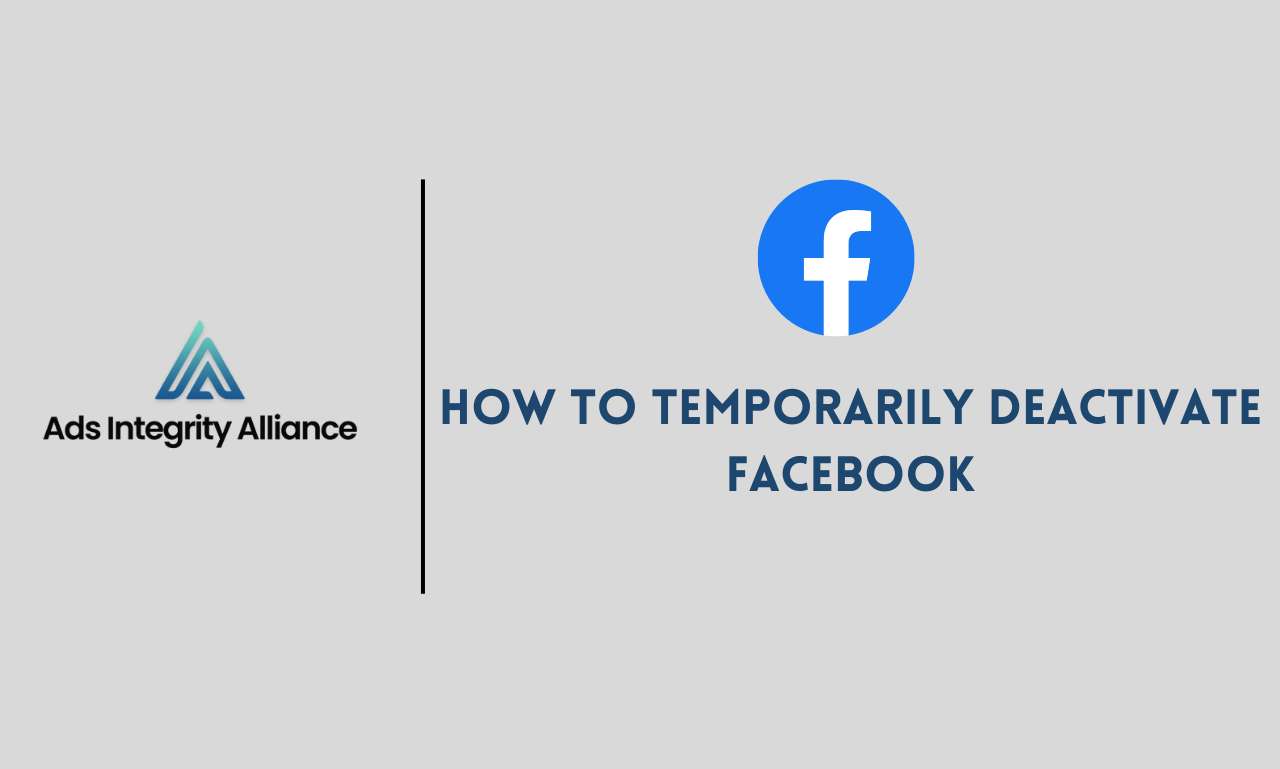 How to Temporarily Deactivate Facebook Account